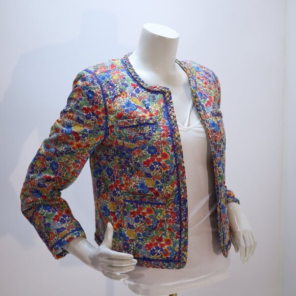 J Crew floral lady jacket in Liberty® Margaret Annie print Size 6 NWT - Picture 4 of 7